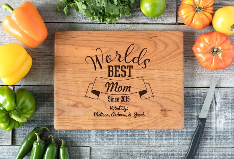 Personalized Cutting Board Engraved Chopping Board~ Housewarming, Gift for Her, Mothers Day, Christmas